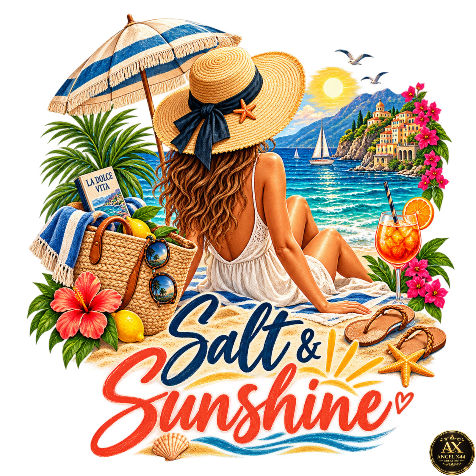 Design Salt and Sunshine cu soare și atmosferă de vacanță
