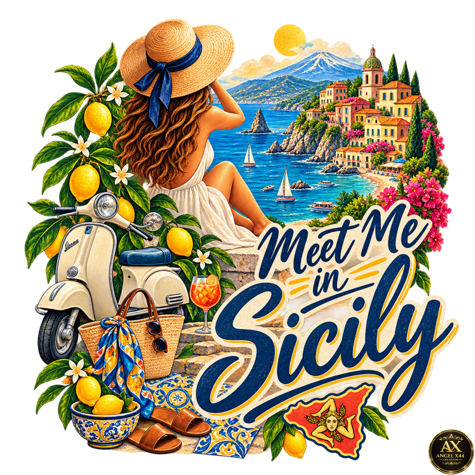 Design Meet Me in Sicily inspirat de vacanțele în Sicilia