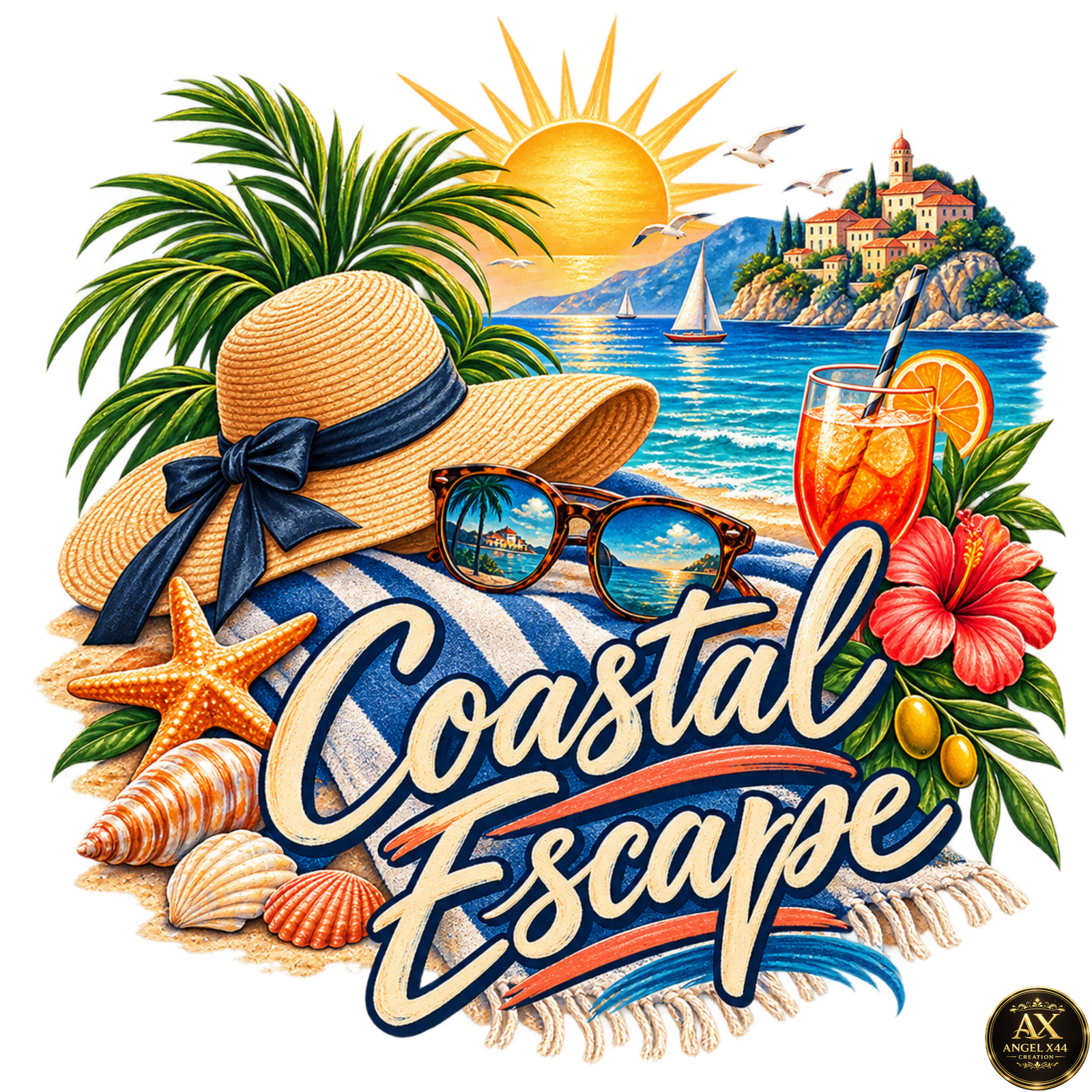 Design Coastal Escape inspirat de vacanțele la mare