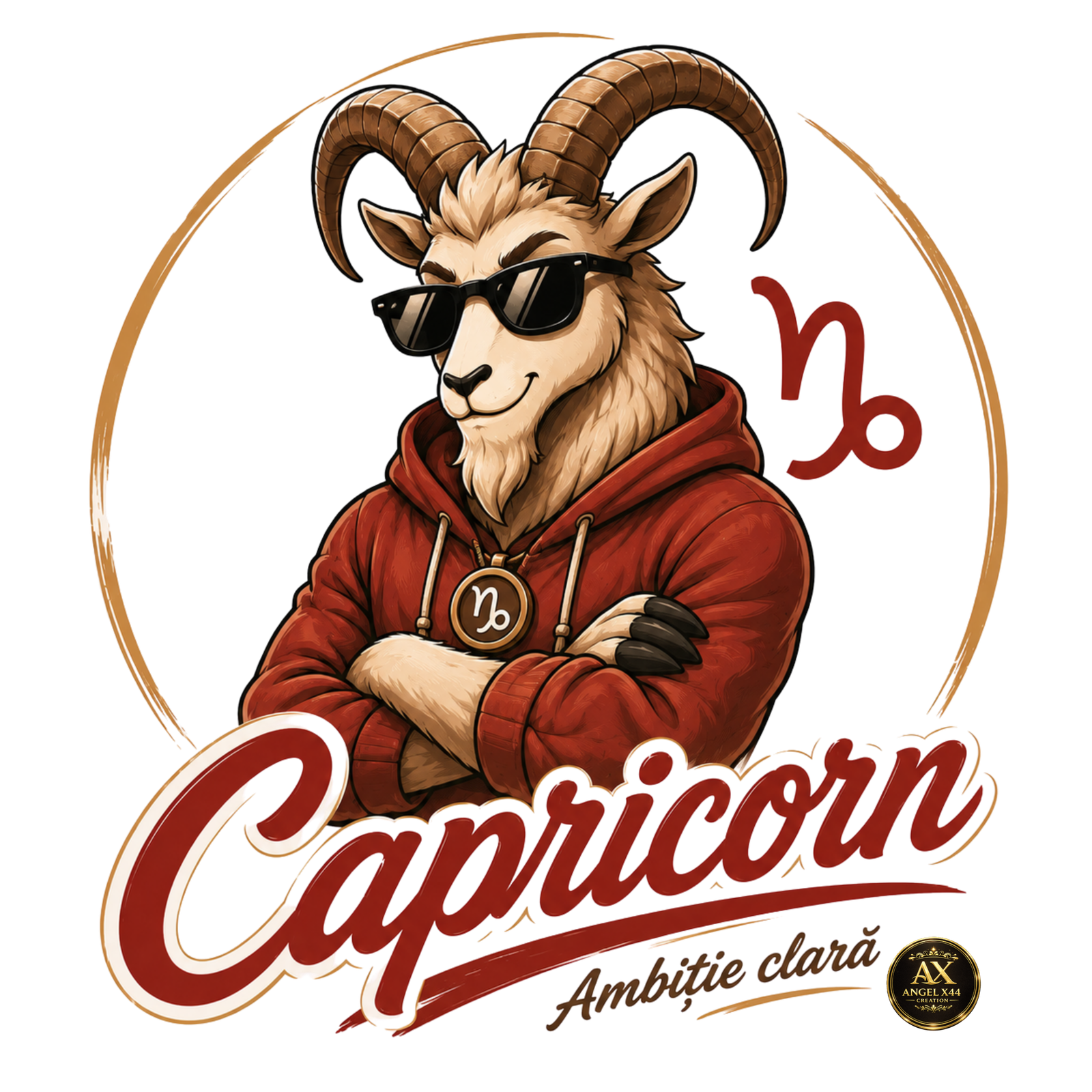 Design zodiac Capricorn