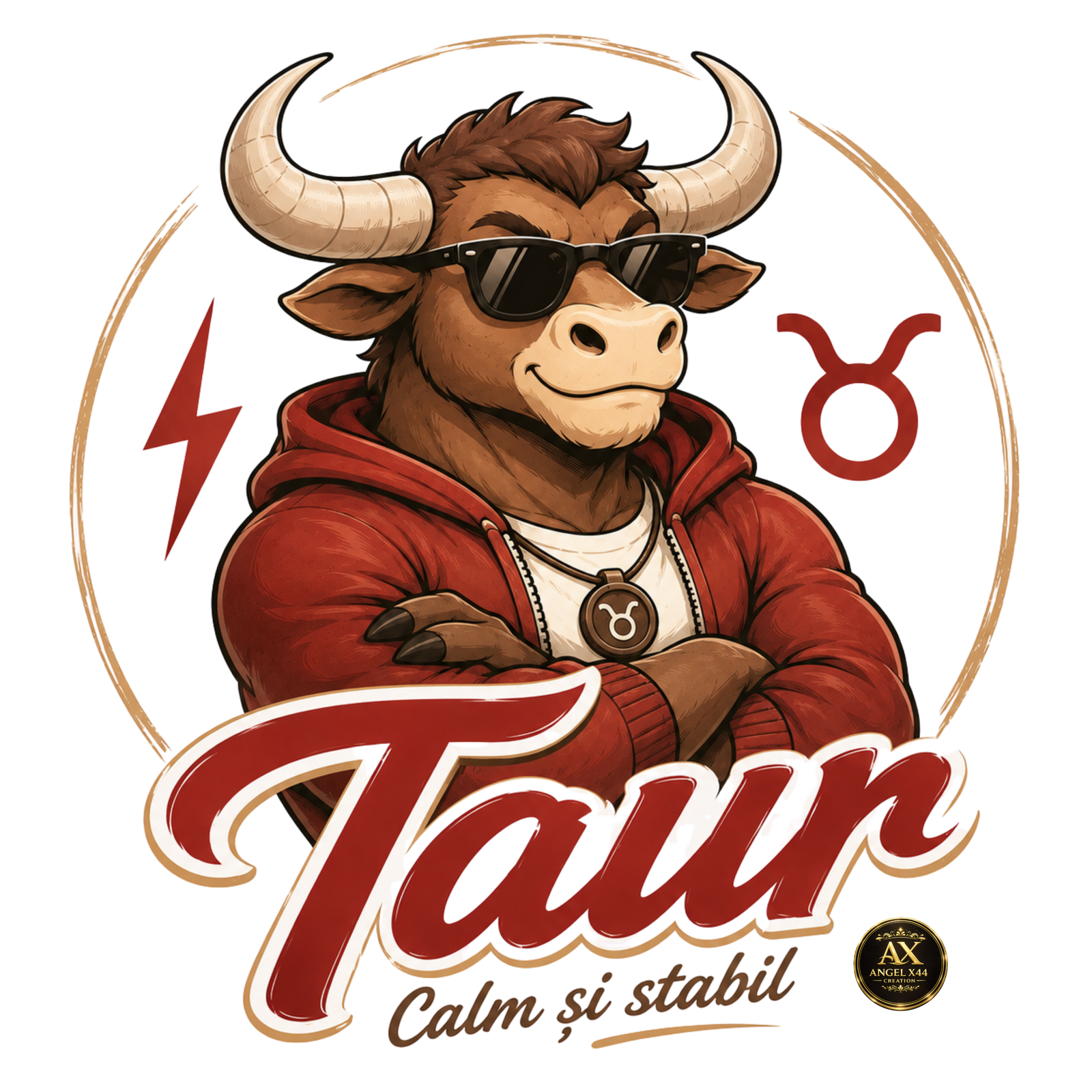Design zodiac Taur