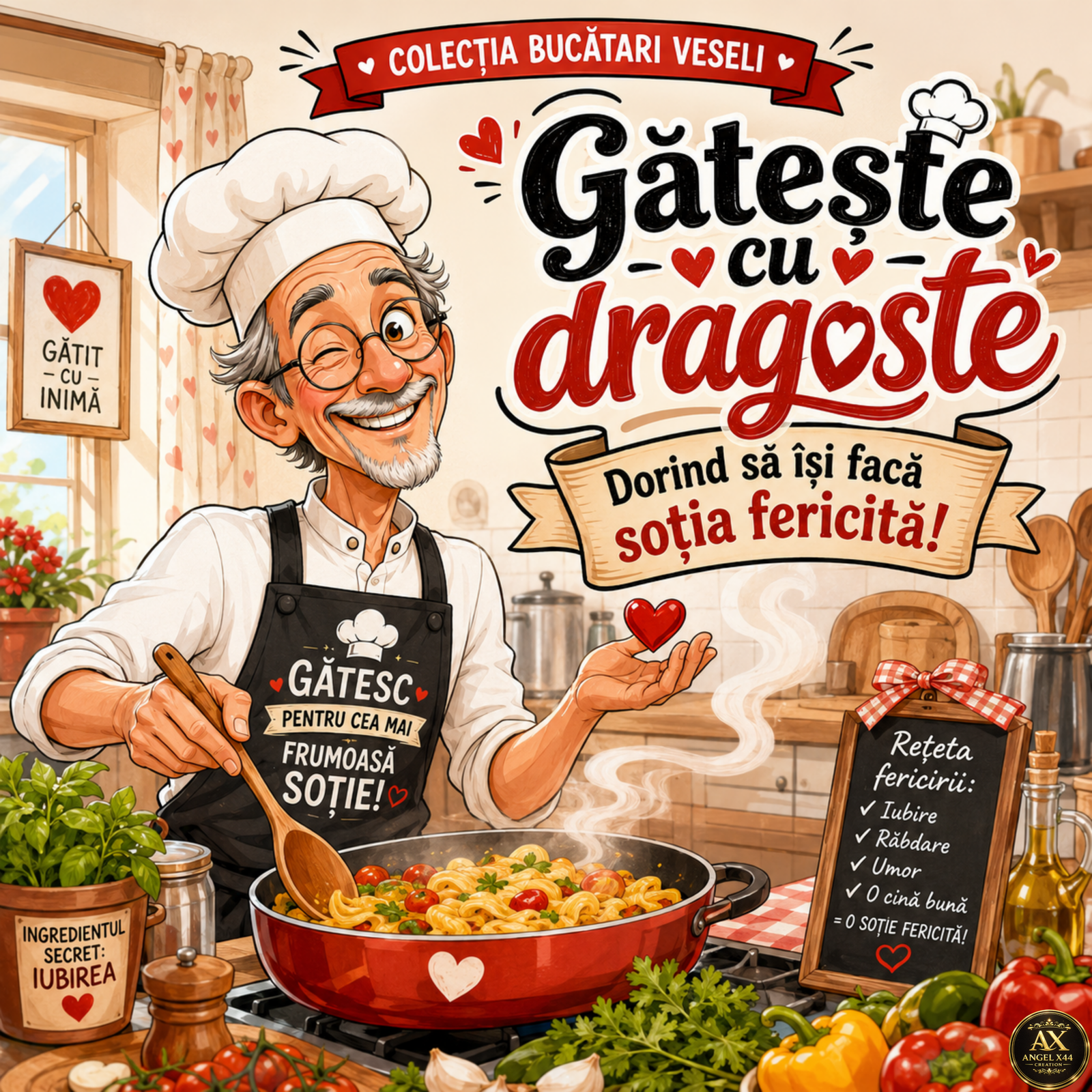 Poster Gateste cu dragoste