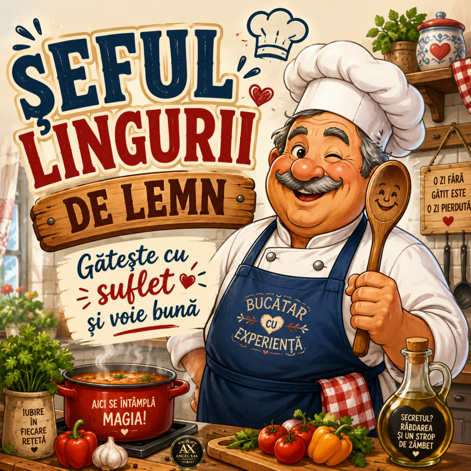 Poster Seful lingurii de lemn