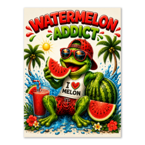 Watermelon Addict – poster decorativ 30x40 cm ANGEL X44