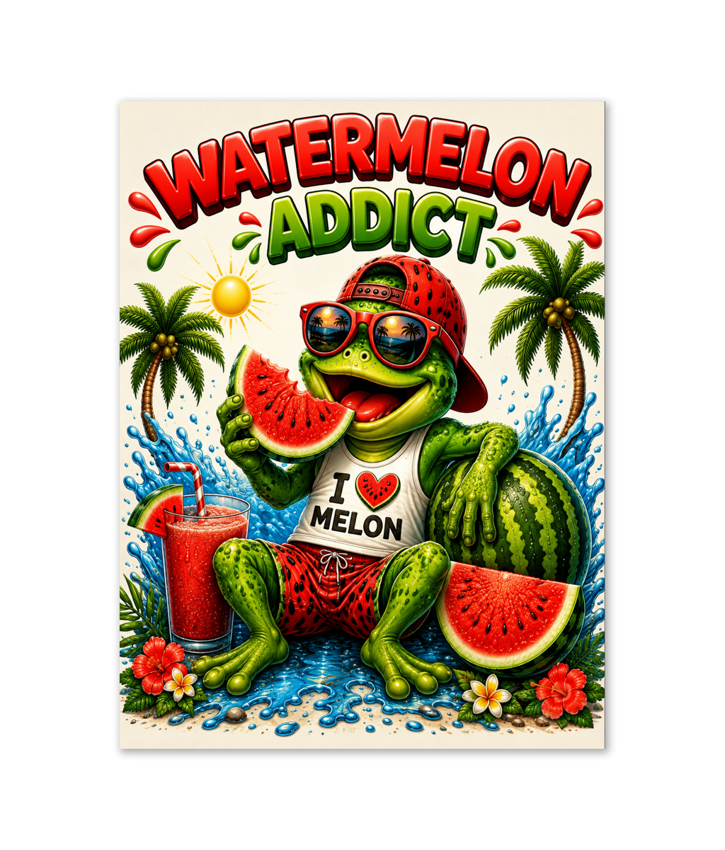 Watermelon Addict – Poster Decorativ 30x40 cm Watermelon Addict – poster decorativ 30x40 cm ANGEL X44