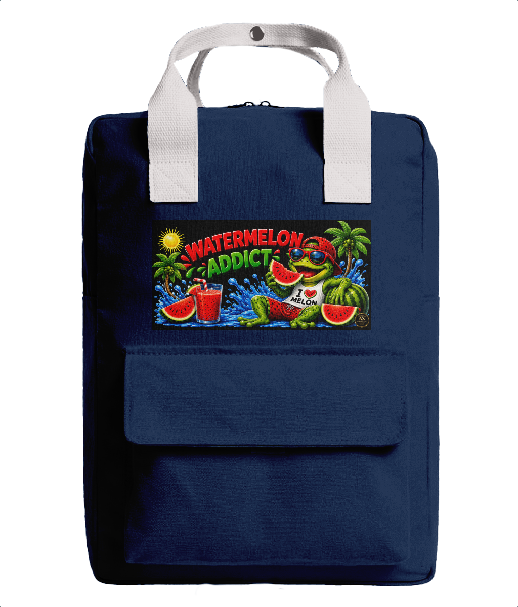 Watermelon Addict – Rucsac Urban | ANGEL X44 Rucsac urban Watermelon Addict personalizat cu design tropical ANGEL X44