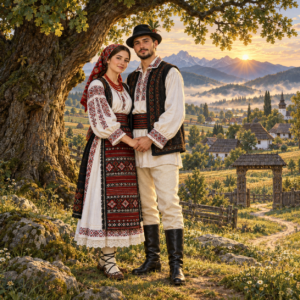 Uniți prin tradiție, design inspirat de portul popular românesc