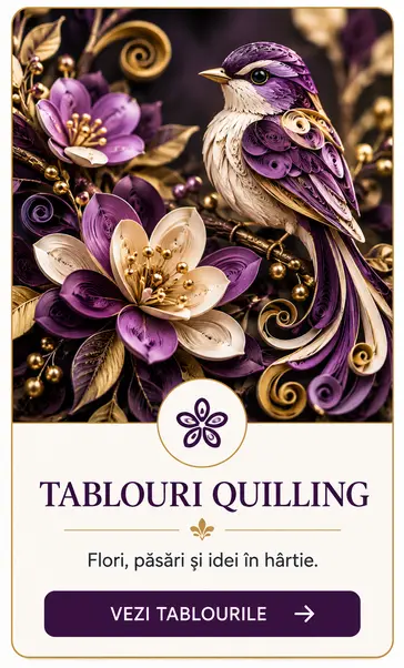 Tablouri în stil quilling ANGEL X44